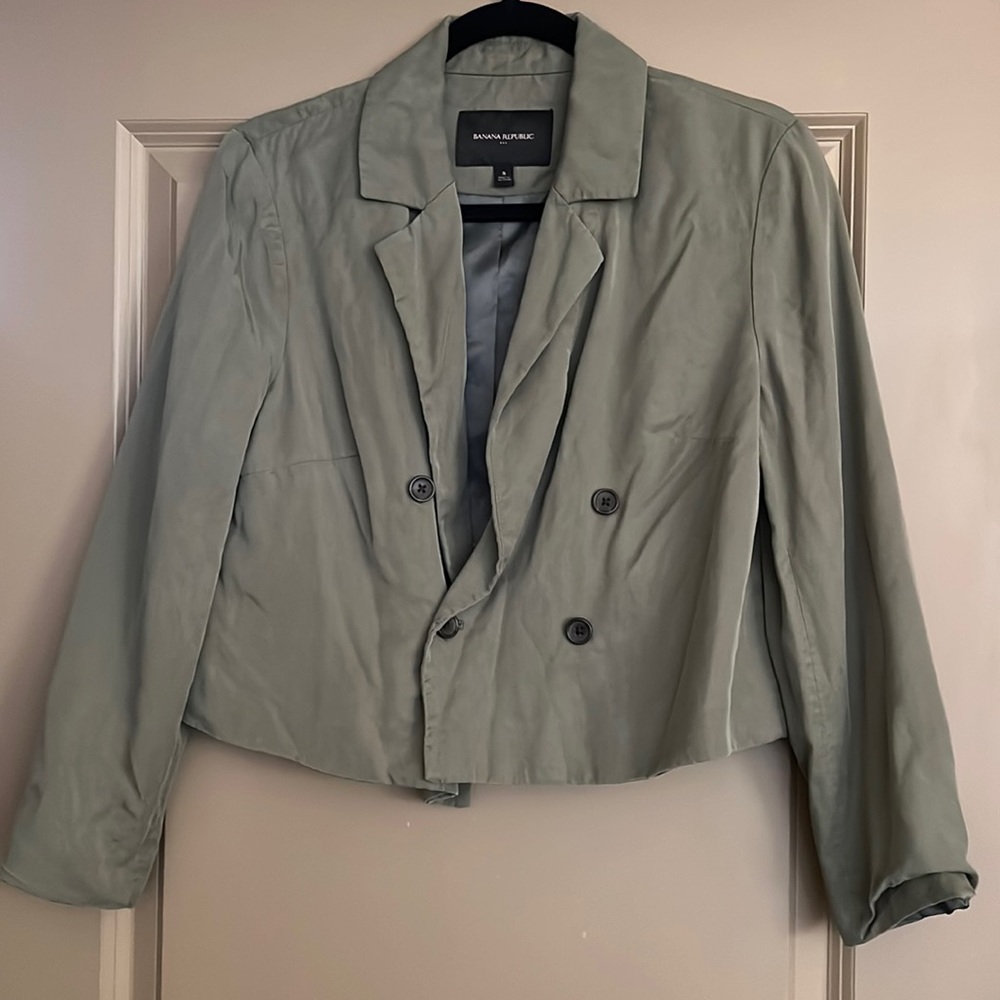 Olive green Size 8 Banana Republic Blazer